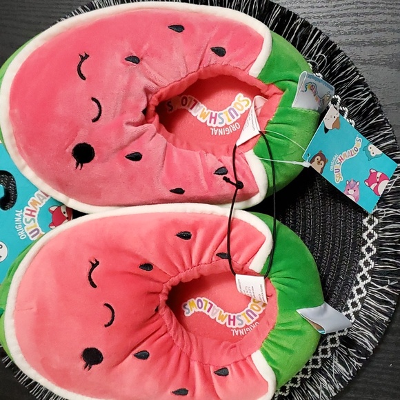Squishmallow Watermelon Slippers - Picture 2 of 5